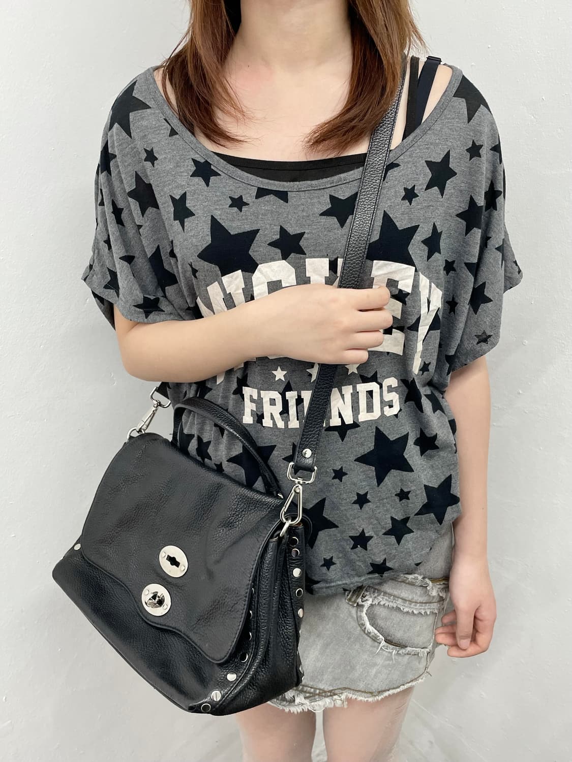 자넬라토 포스티나 스터드 버클 사첼백 상품이미지4