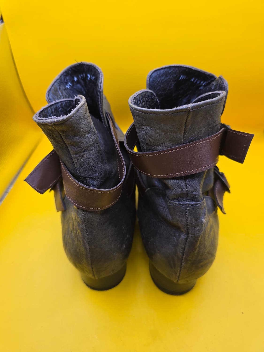 오브엠 리얼가죽 앵클부츠255 상품이미지2