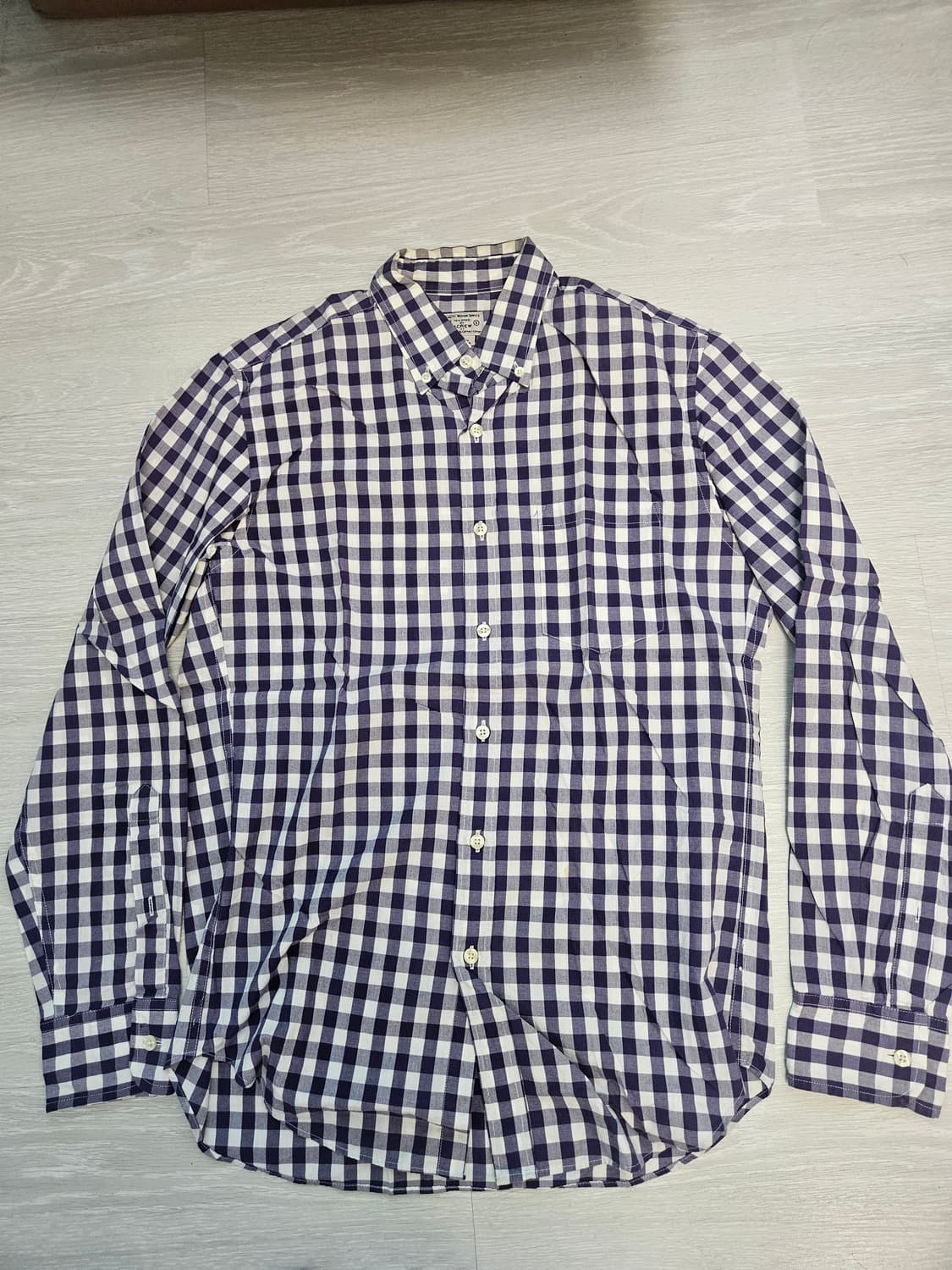 제이크루 J.CREW 깅엄체크 셔츠 S 95~100 상품이미지1