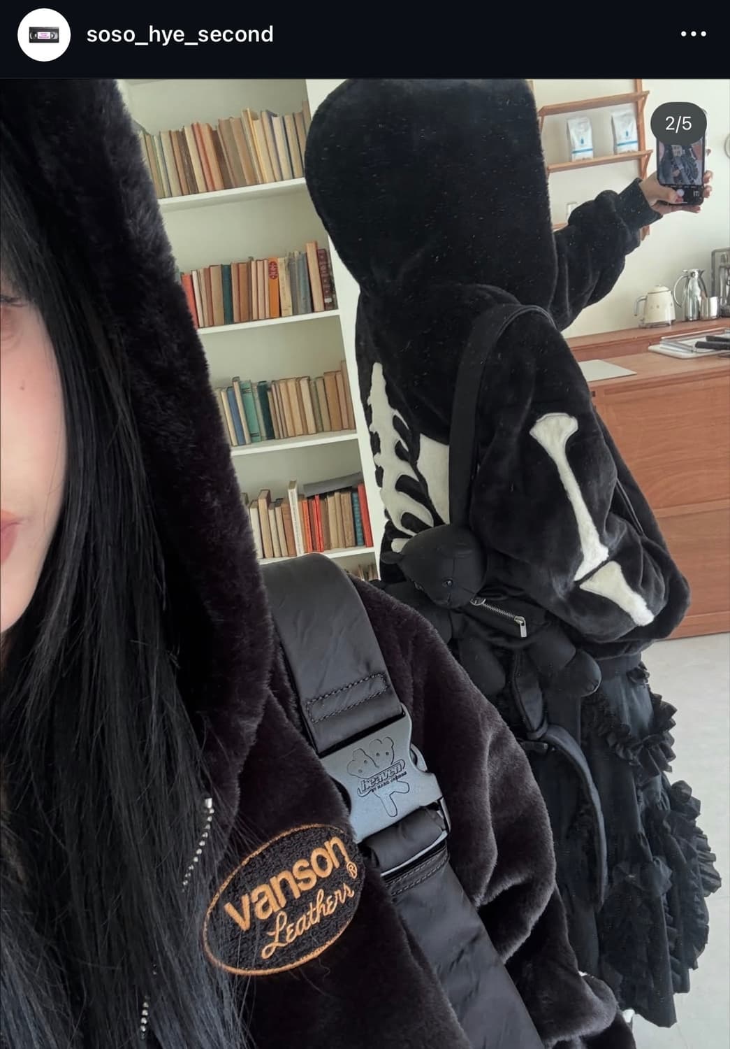 밴슨 퍼 후드집업 상품이미지4