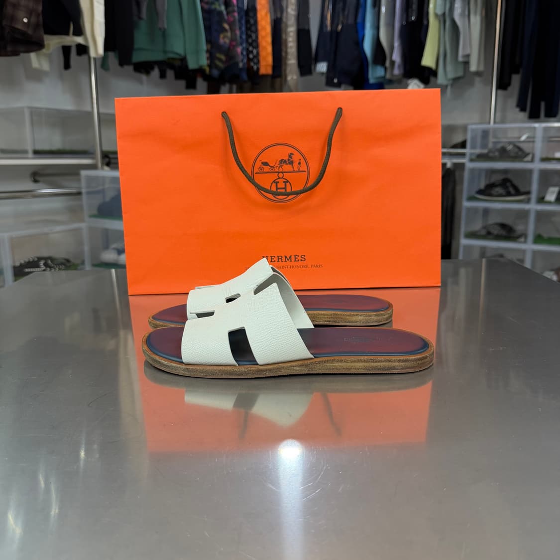 [리오브] 에르메스 이즈미르 샌들 슬리퍼 상품이미지1