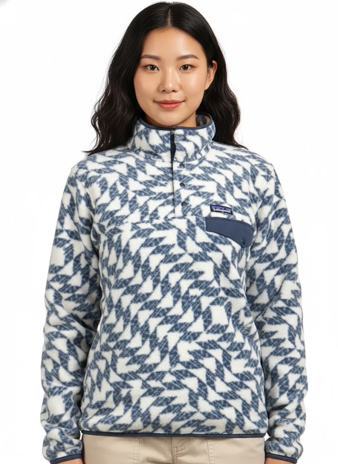 파타고니아 여성 신칠라 스냅티 풀오버 스웨터 M 새상품 상품이미지1