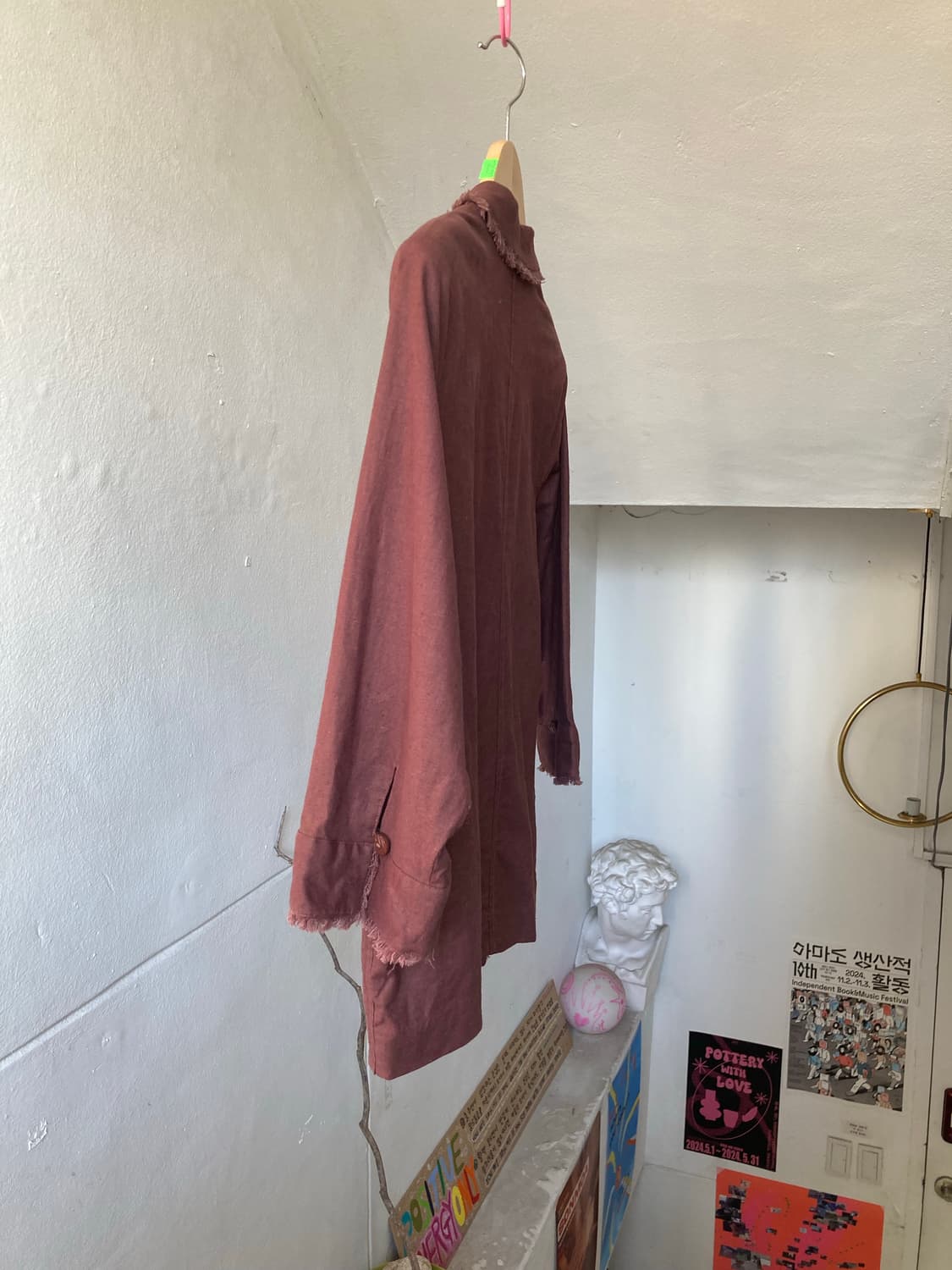 에스닉 버건디 프린지 자켓 상품이미지7