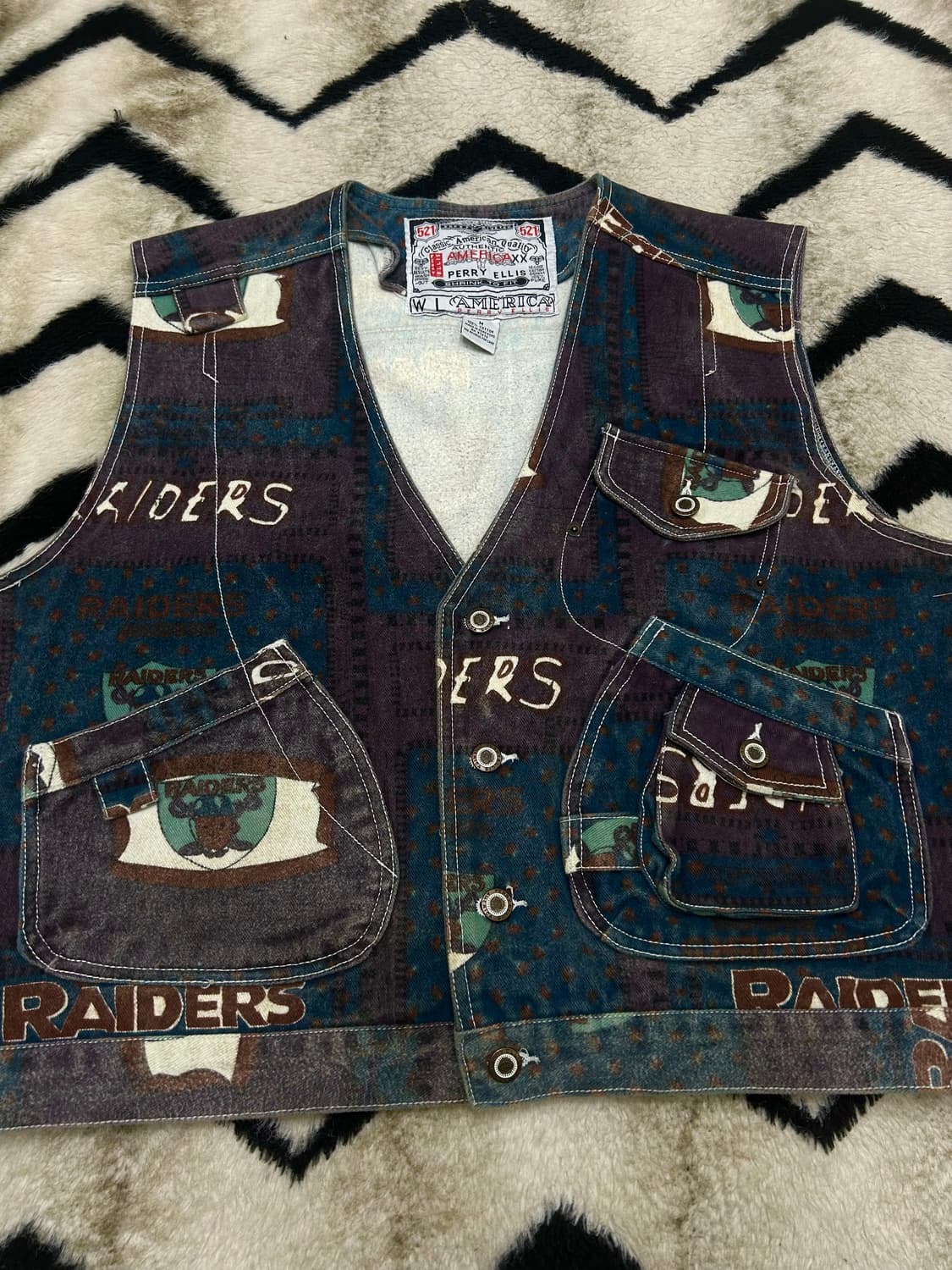 [M]페리엘리스 NFL 레이더스 텍티컬 베스트 상품이미지2