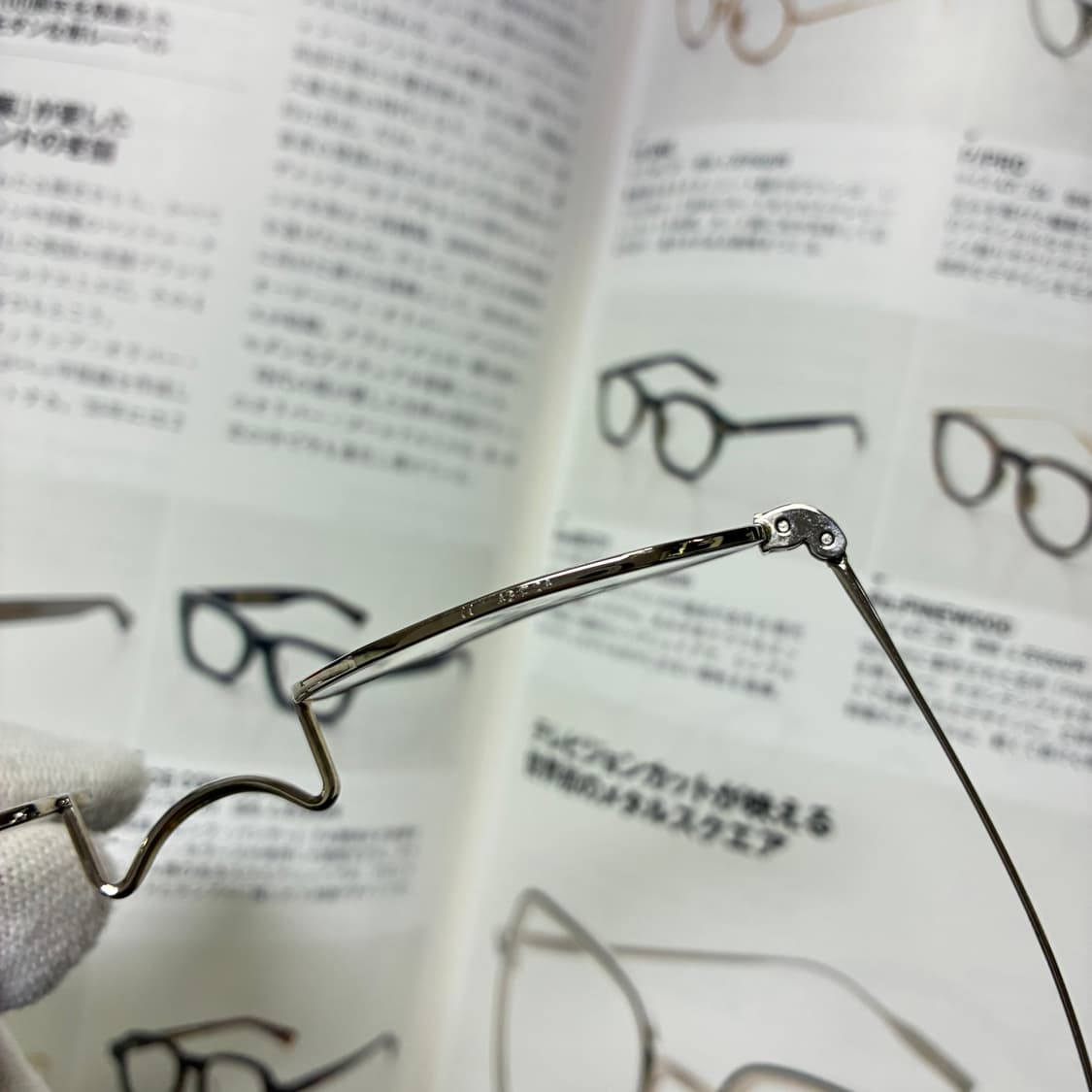 AMERICAN OPTICAL 아메리칸 옵티컬 새들브릿지 실버 안경 상품이미지5