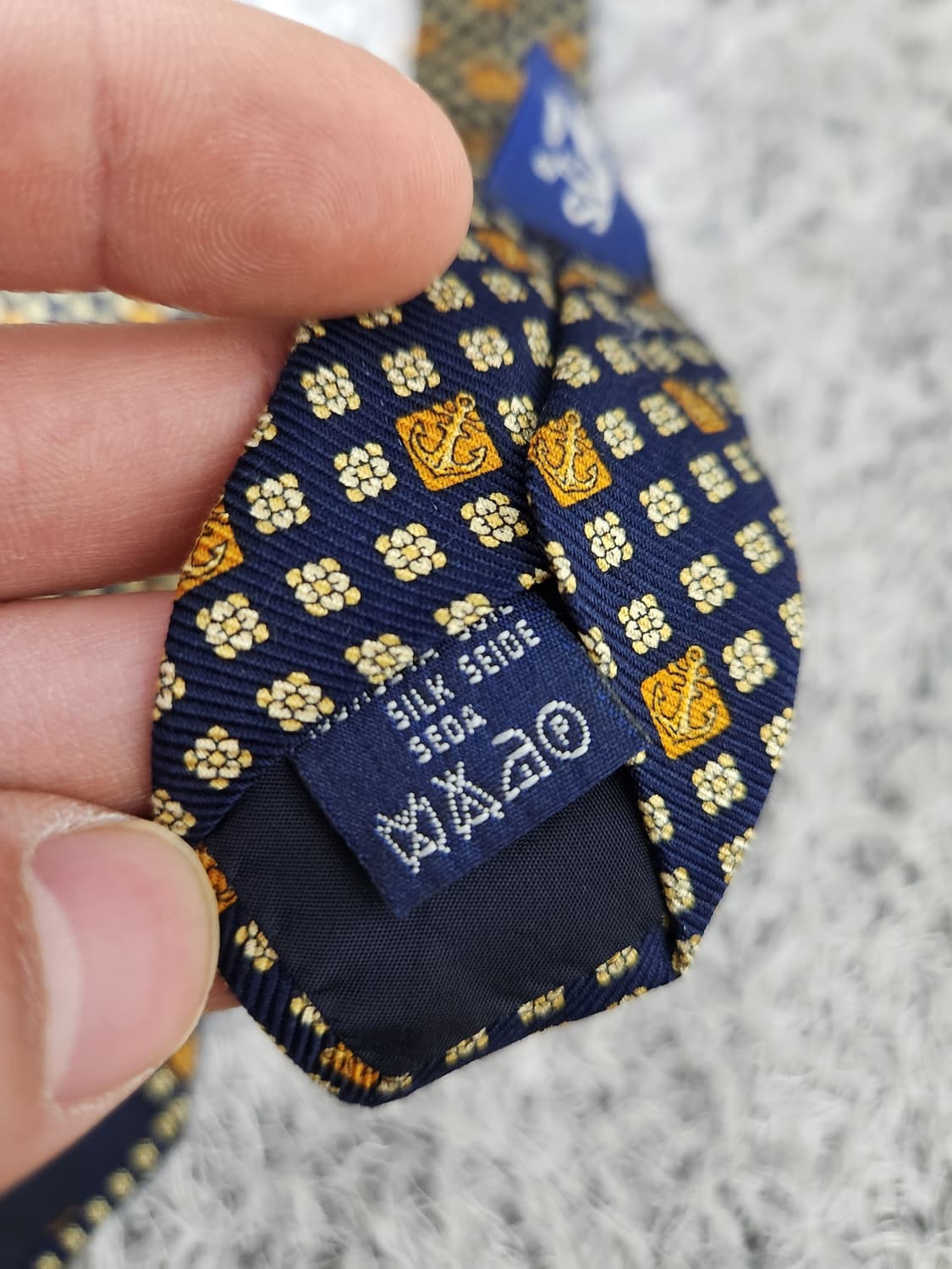 버버리Burberry 닻 패턴 넥타이 Free - N9 상품이미지5