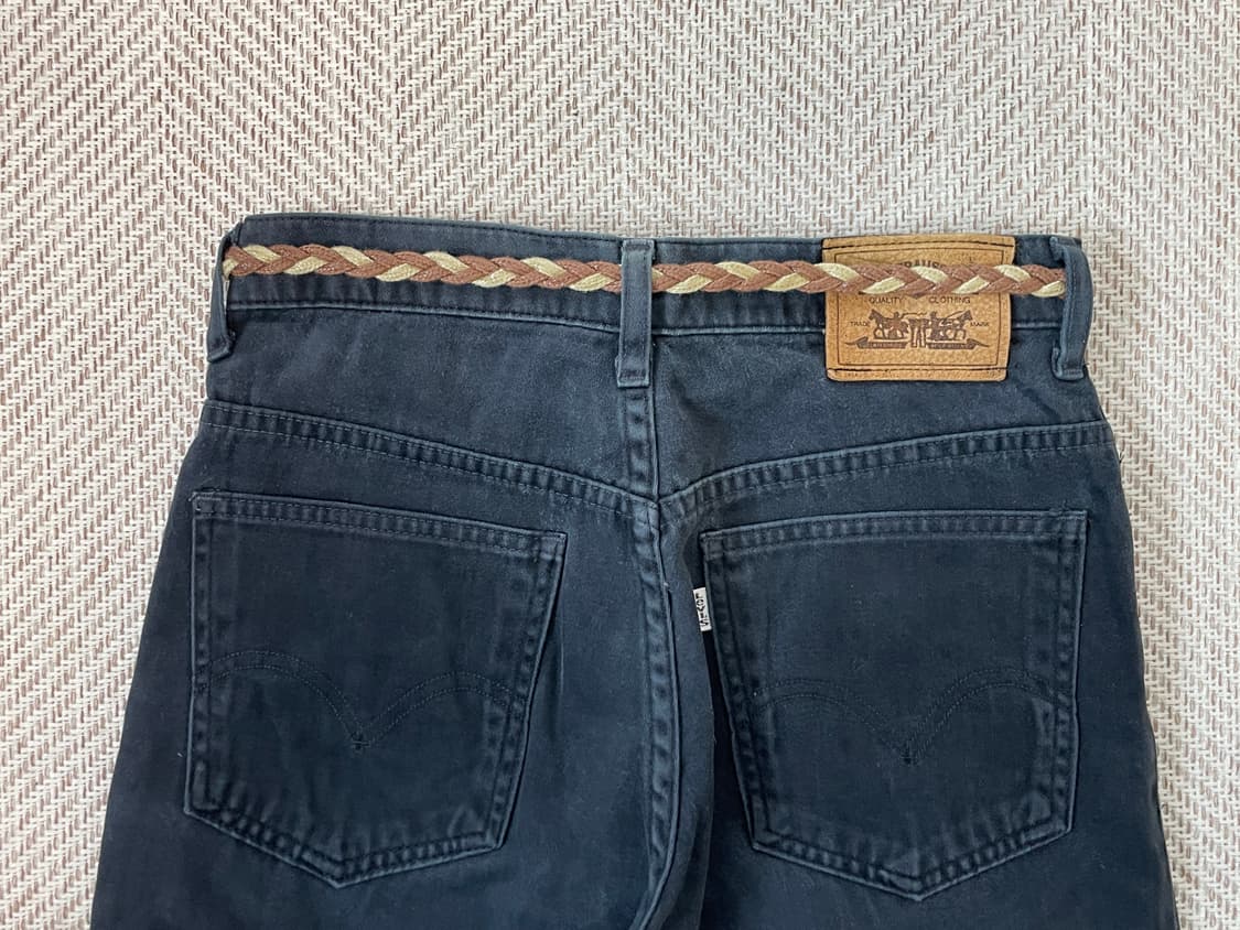 빈티지 프린지 웨스턴 웨빙 벨트  J03880 상품이미지4