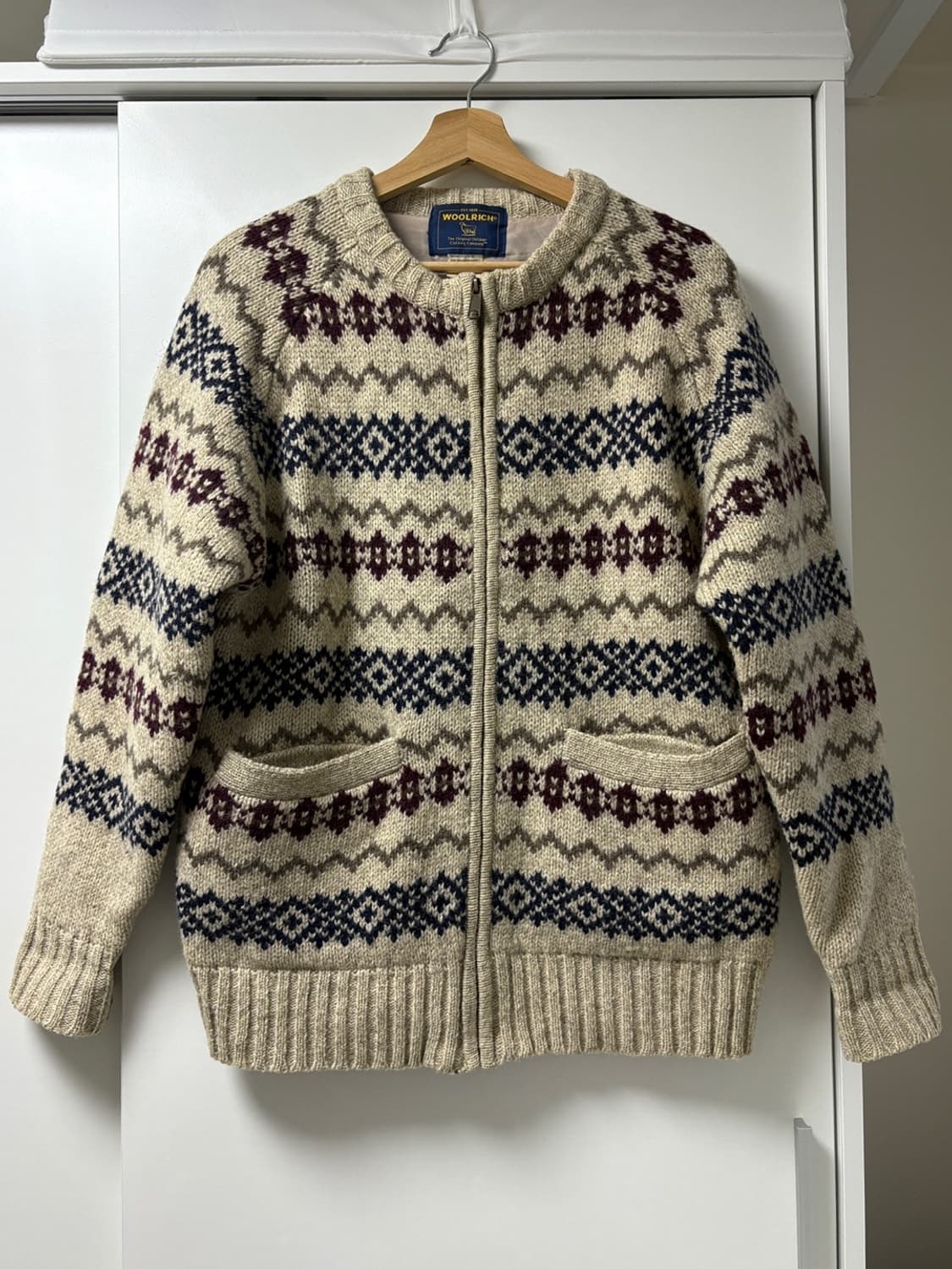 울리치 니트 집업 상품이미지1