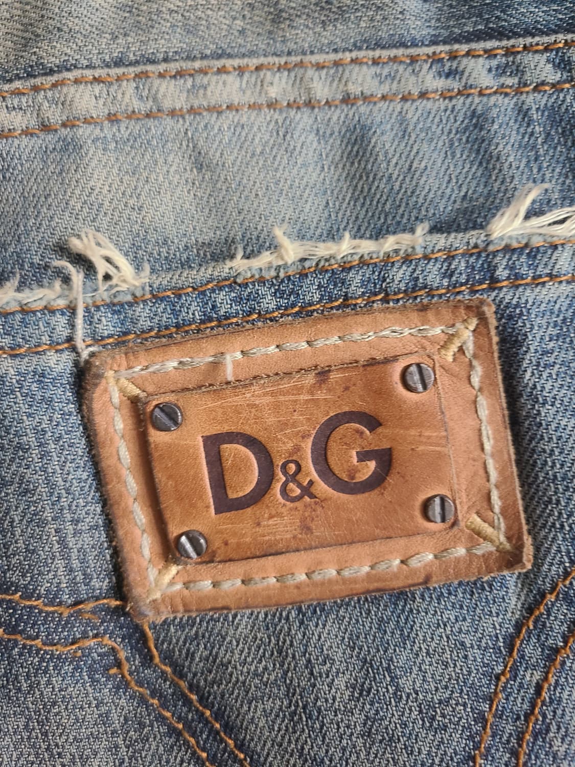 90s 아카이브 D&G 데미지 청바지(30) 상품이미지6