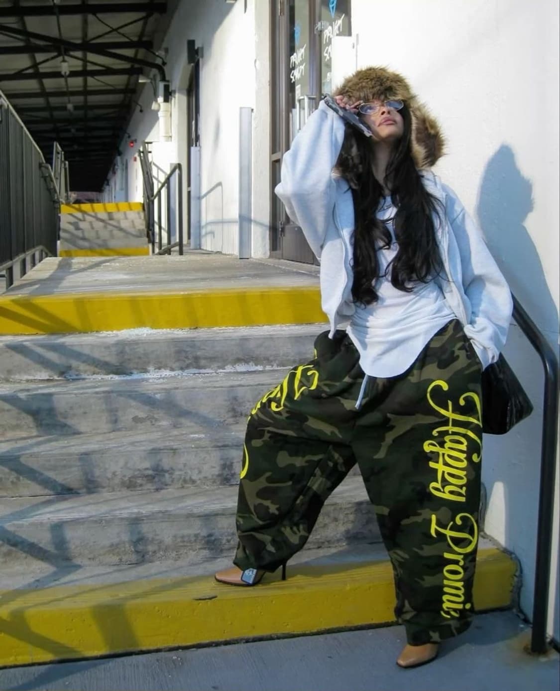 IHP (im happy promise) 카모 레터링 스웻 [ M ] 상품이미지3