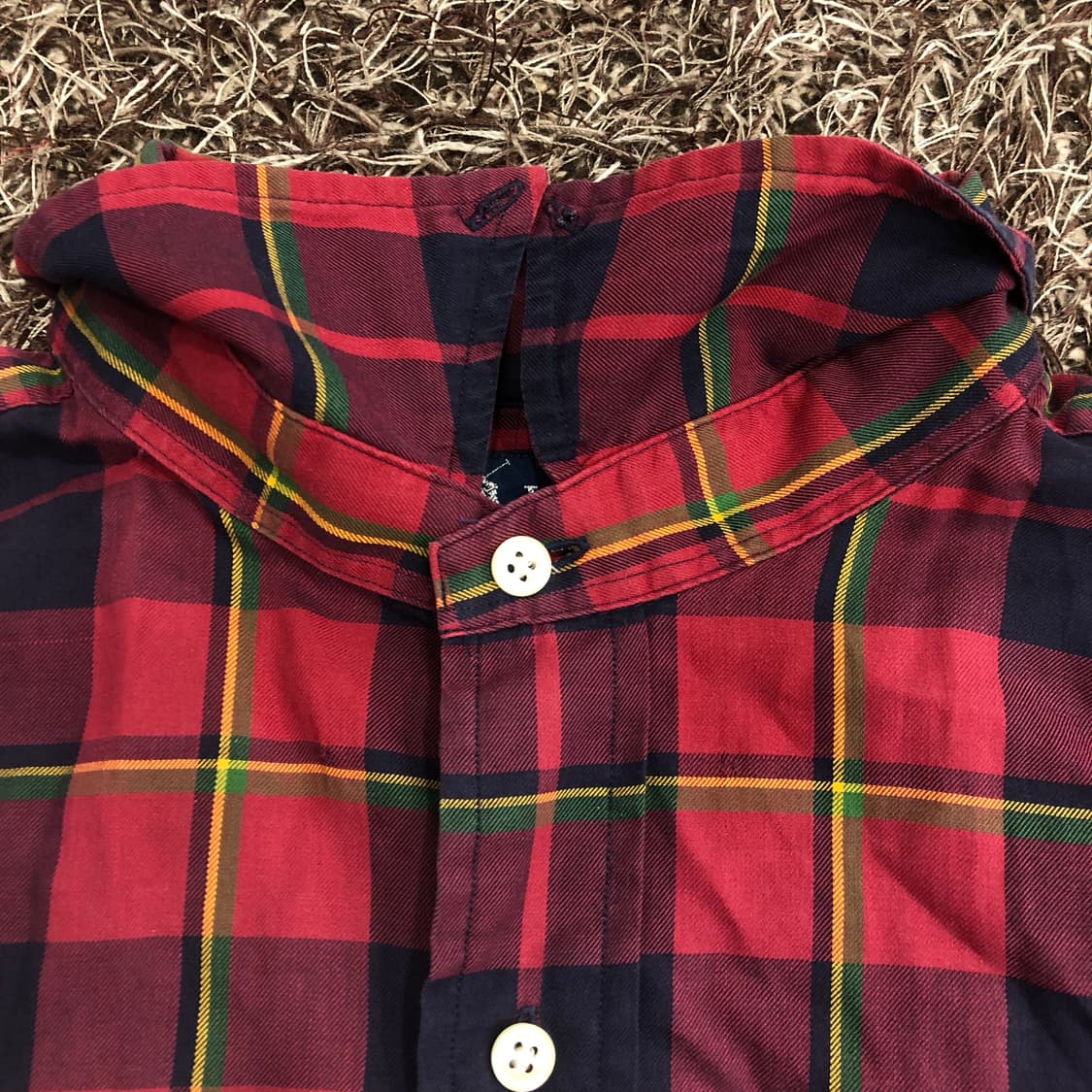 폴로 랄프로렌 레드 체크 셔츠 상품이미지6