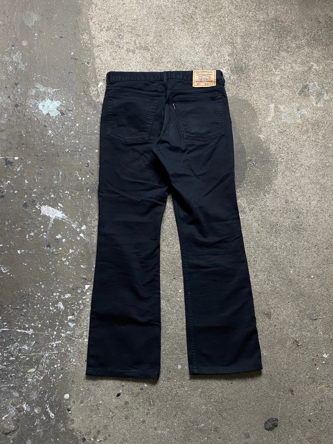 90s 빈티지 리바이스 517 흑청 리바이스 부츠컷 상품이미지2