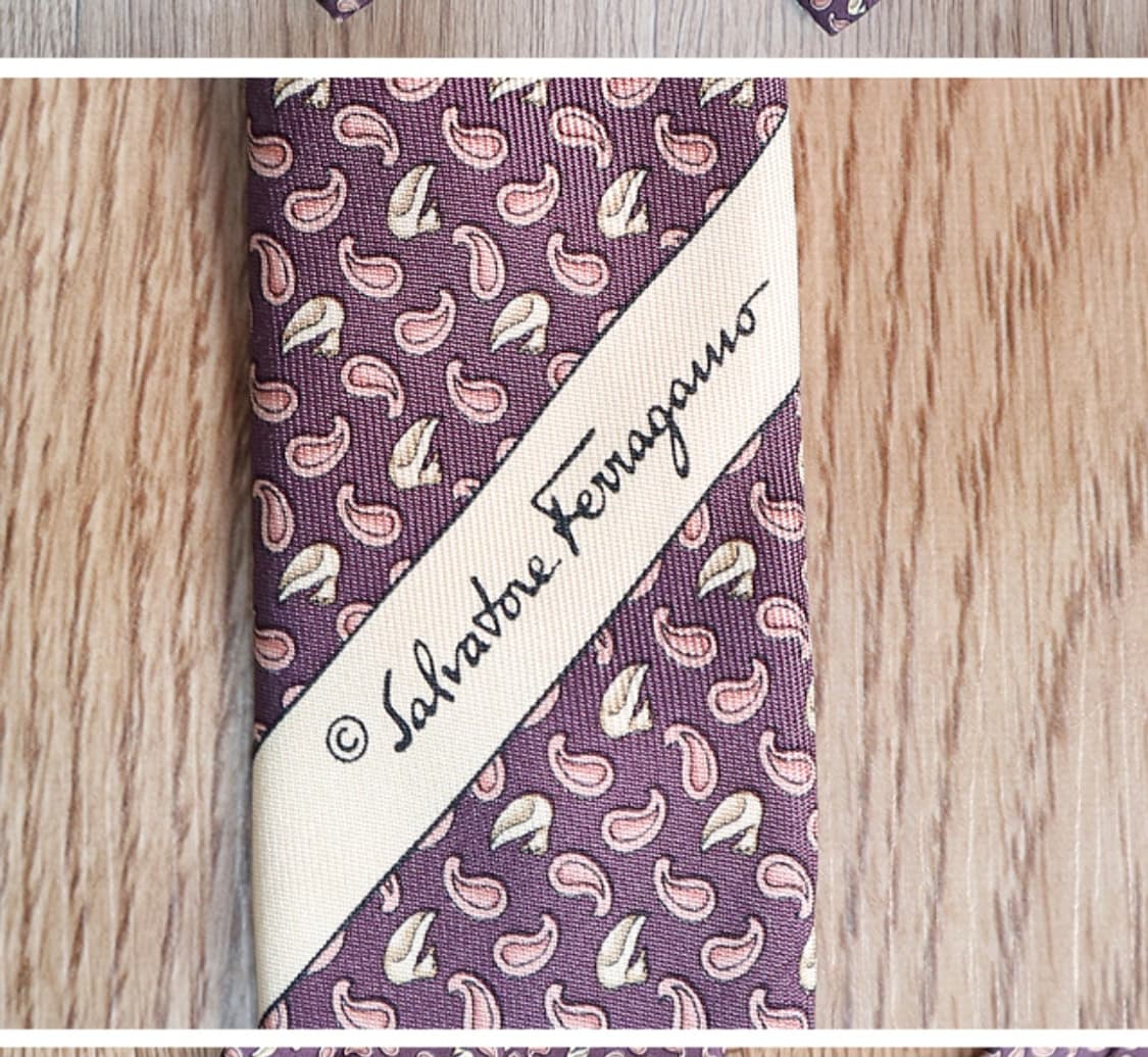 
이태리 SALVATORE FERRAGAMO 페레가모 실크100% 넥타이 상품이미지4