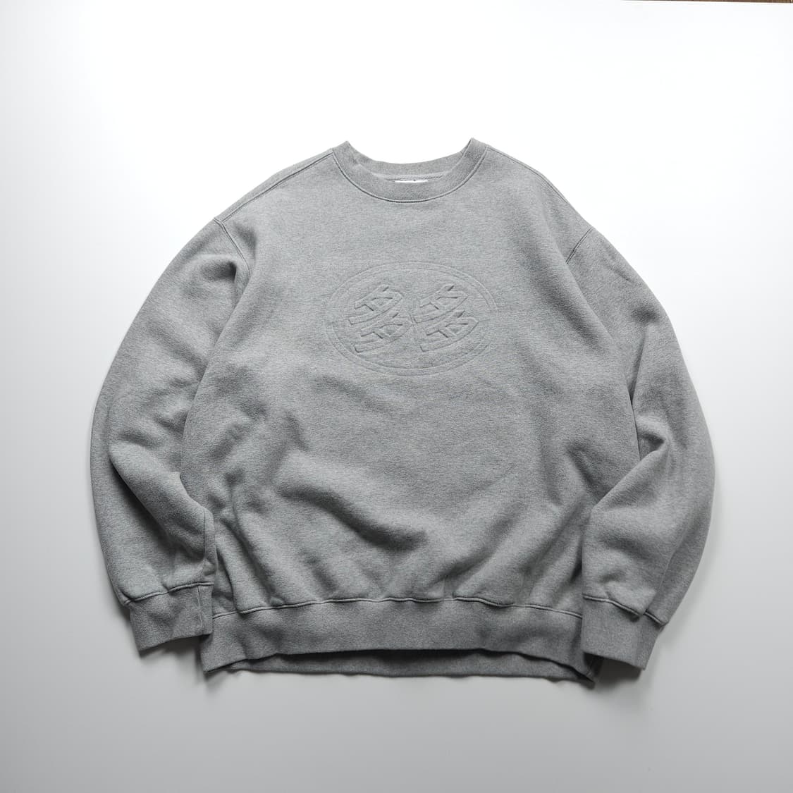 다다이즘 빅로고 멜란지 크루넥 스웻셔츠 (XL) 상품이미지1