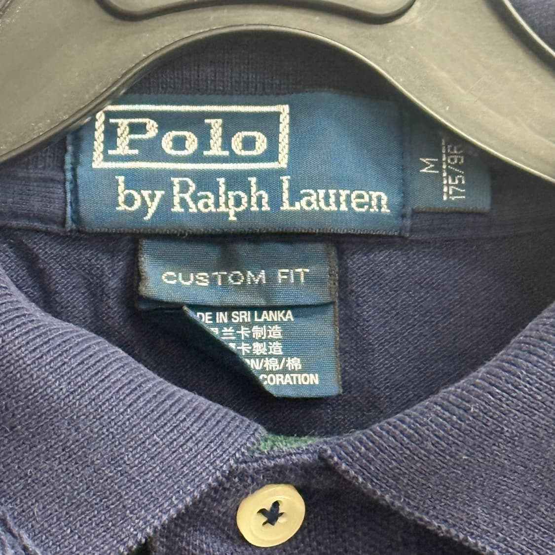 폴로 랄프로렌 반팔 배색 카라티 (M) 상품이미지2