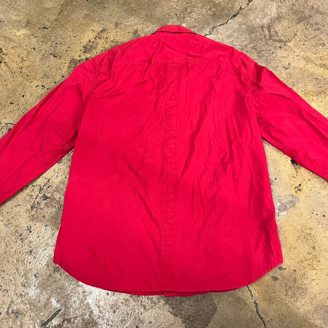 [정품/L] 아르마니 익스체인지 레드 셔츠 남방 b19 상품이미지4
