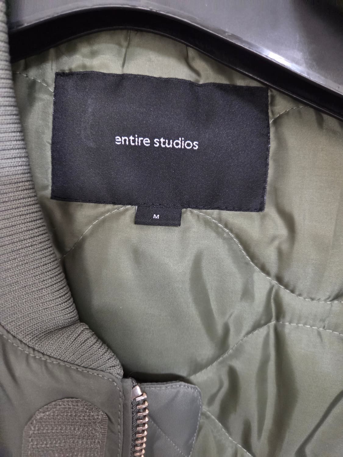 Entire Studios 봄버 자켓 카키 상품이미지4