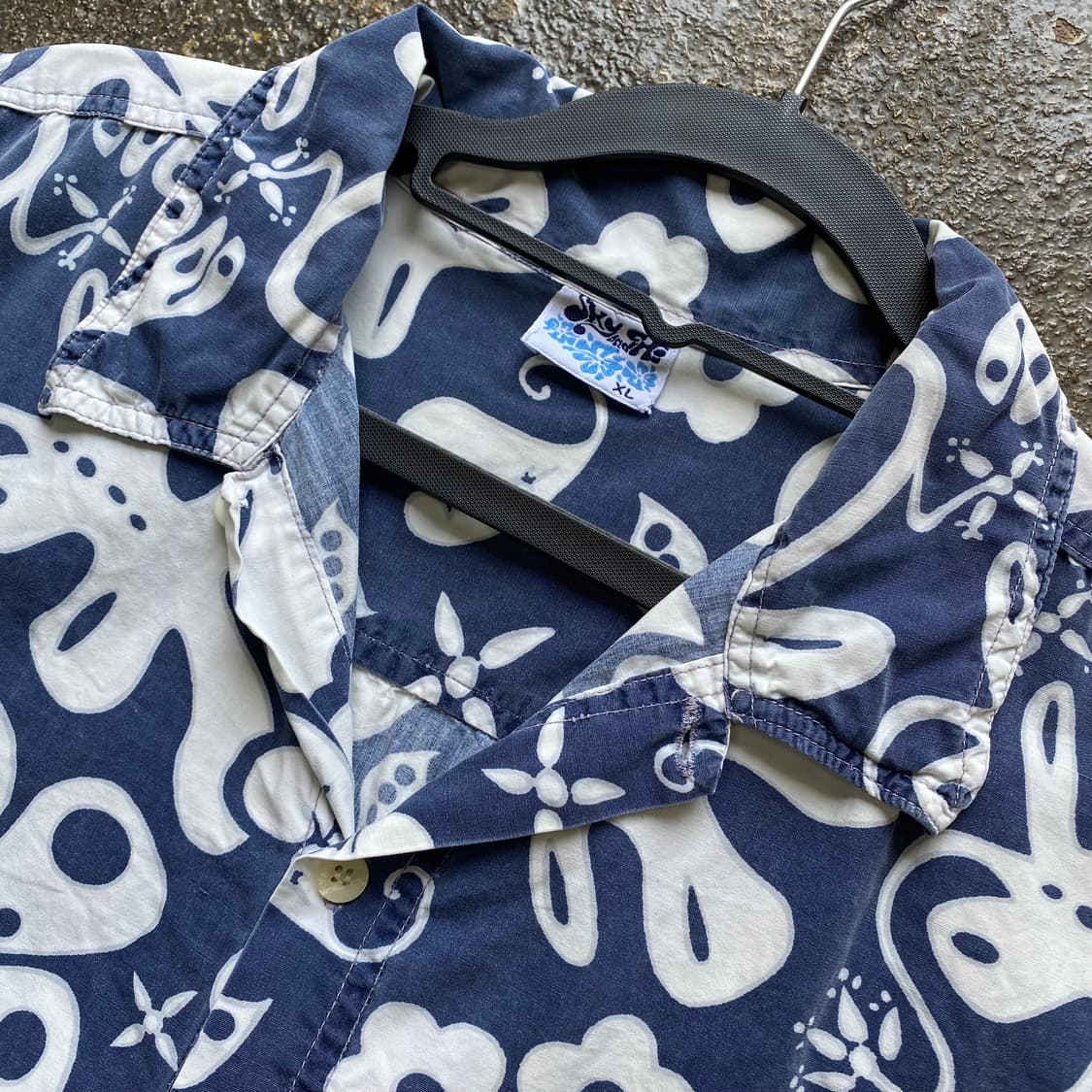 빈티지 하와이안 반팔 셔츠 남방 플라워 상품이미지2