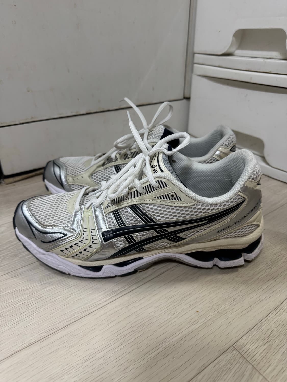 아식스 젤 카야노 14 화이트 실버 280mm 상품이미지2