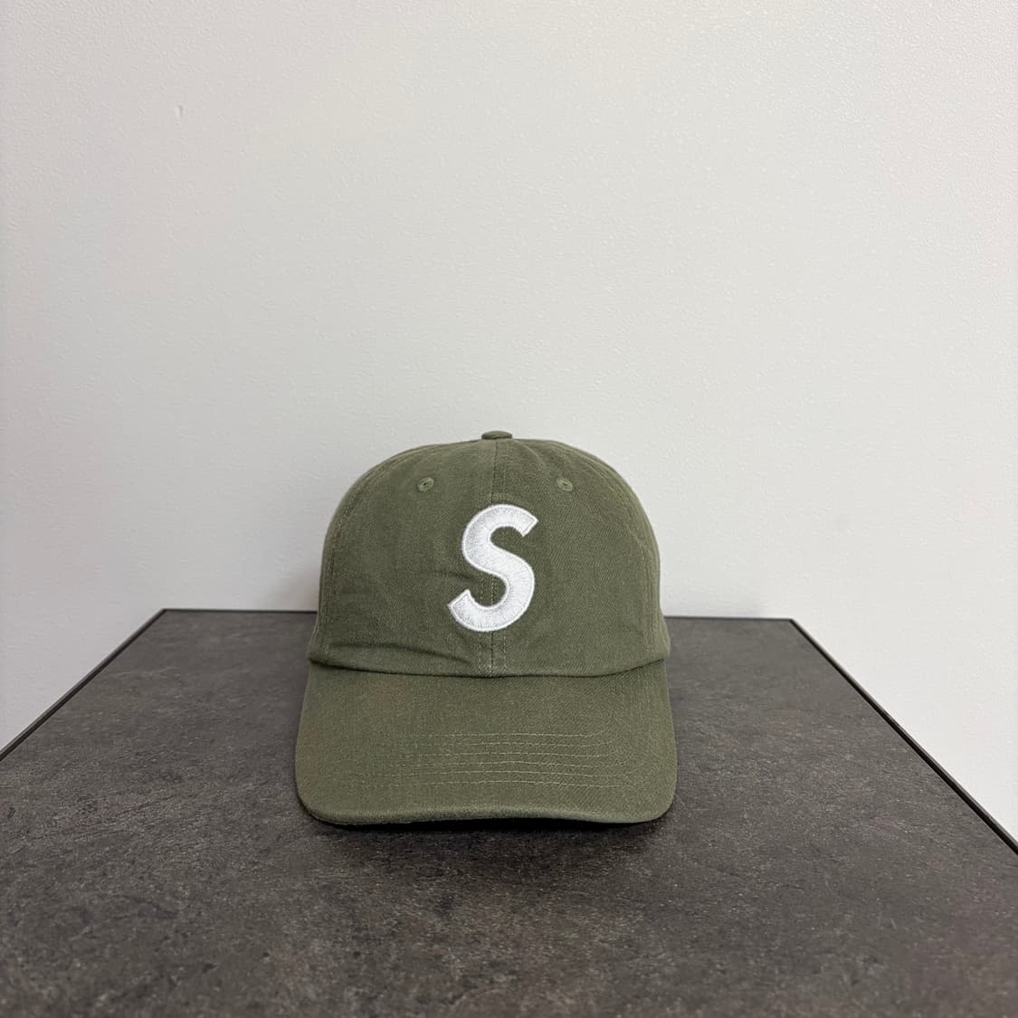 (OS) 슈프림 S로고 볼캡 모자 22SS 케블라 올리브 상품이미지1
