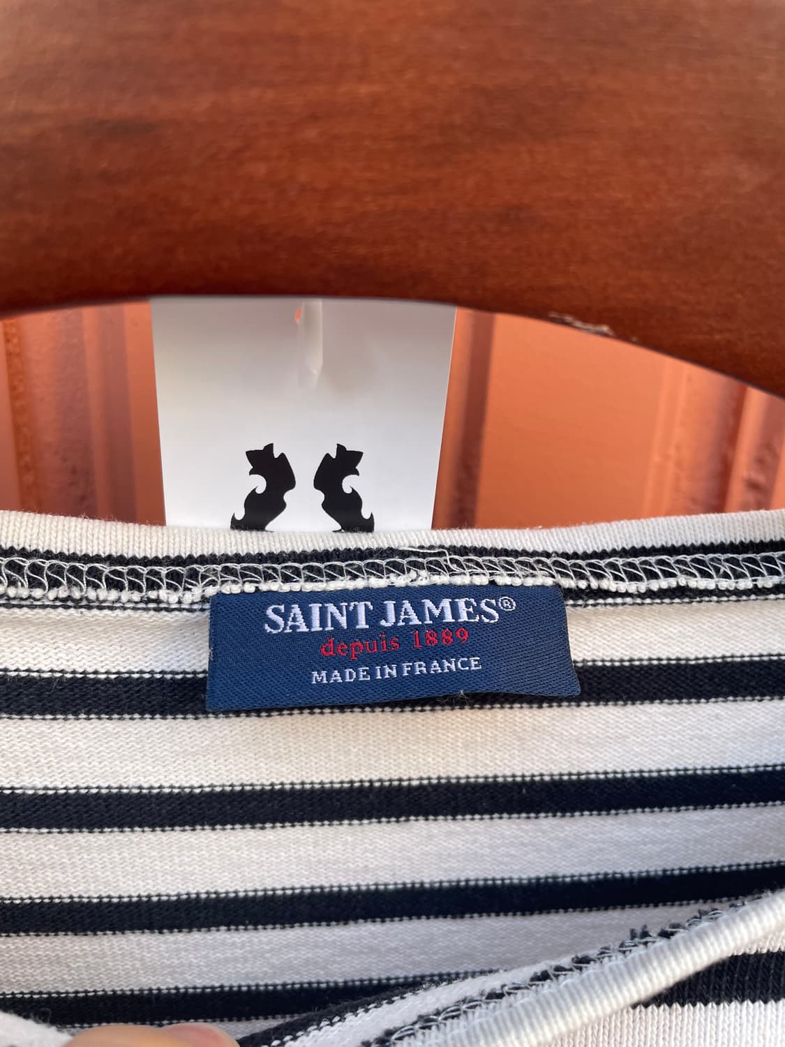 세인트제임스 스트라이프 패치 슬리브 상품이미지2