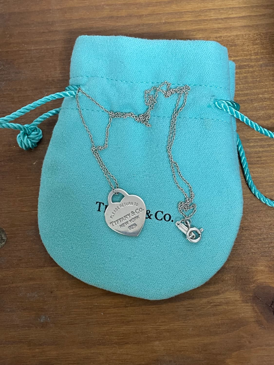 티파니 리턴투티파니 하트 태그 실버 스몰 목걸이 상품이미지1