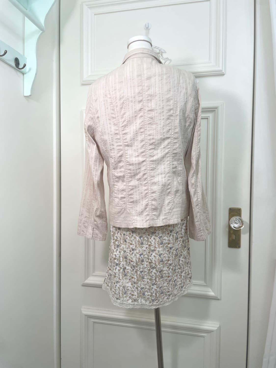 flower lace lettering midi opc(size-F) 상품이미지9
