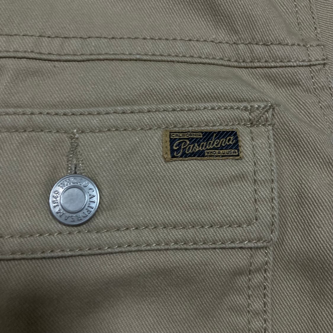 후아유 멀티 포켓 베이지 트러커 자켓 상품이미지2