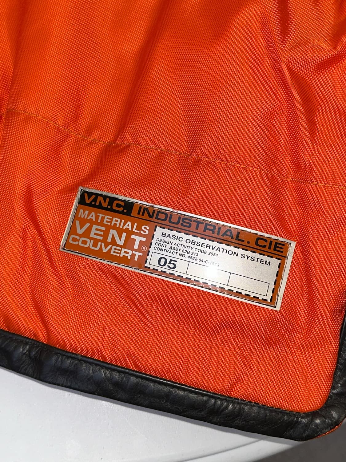 방트 쿠베르 90s 나일론 레더 모터사이클 자켓 상품이미지4