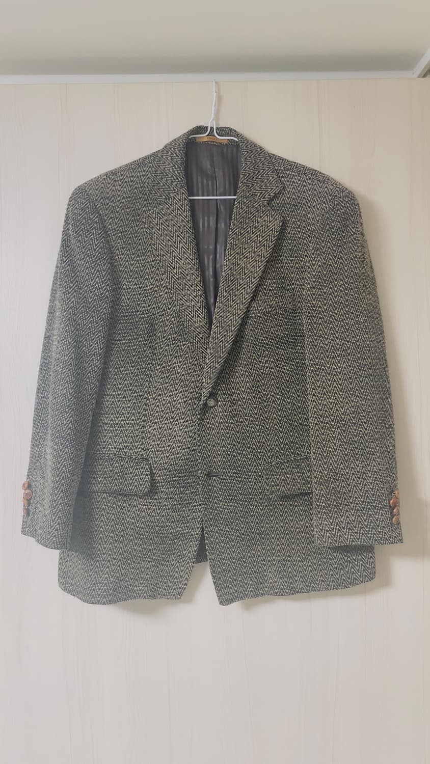 solus 해링본 트위드 투버튼 블레이저 자켓 상품이미지1