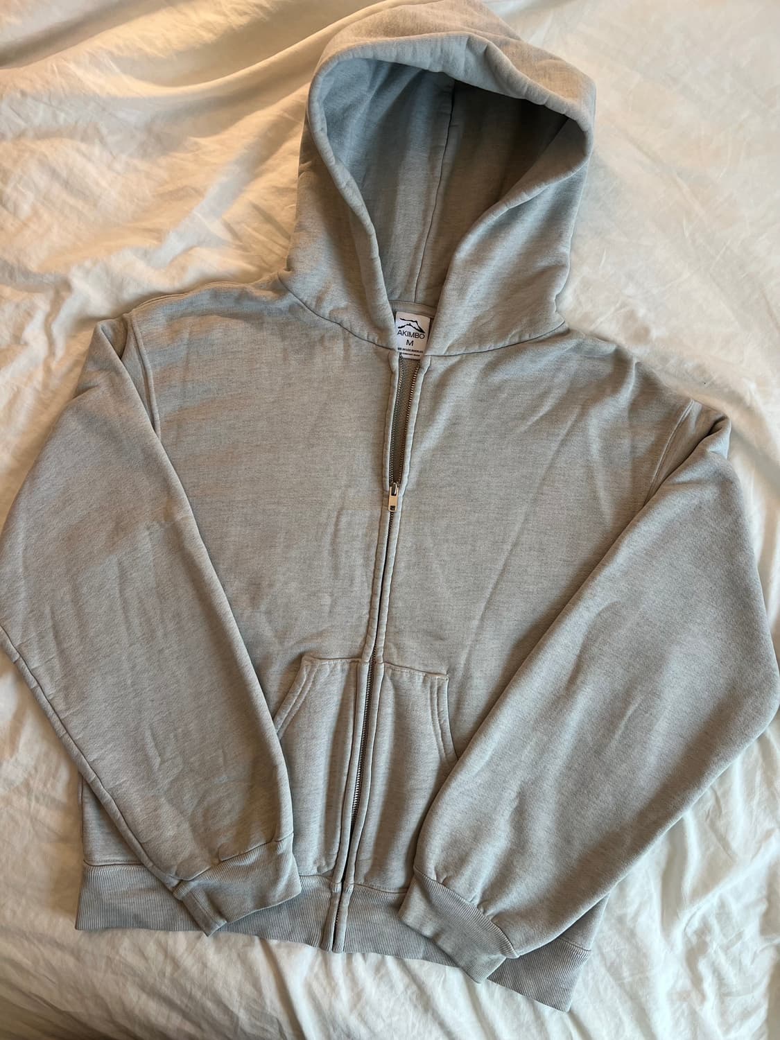 아킴보 클럽 그레이 후드집업 M 상품이미지1