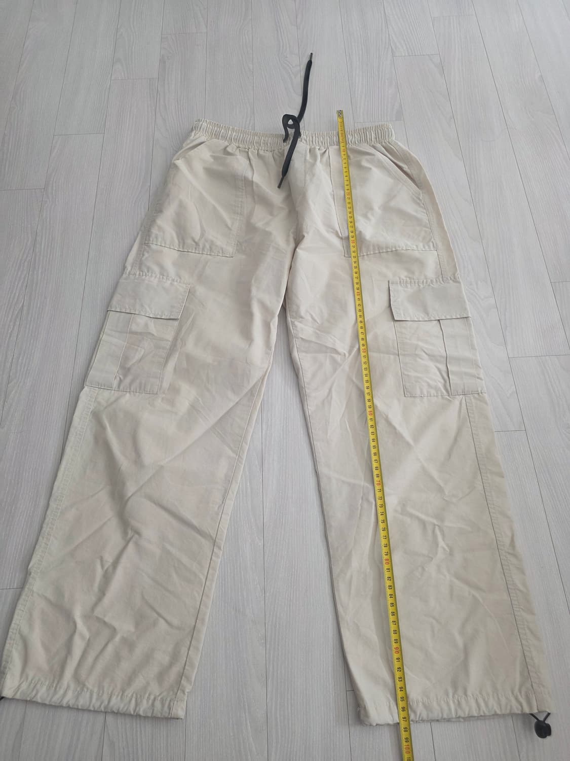 라퍼지 스토어 나일론 카고 팬츠 아이보리 상품이미지1