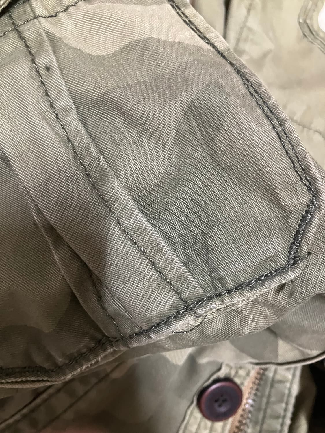 아베크롬비 카모 밀리터리 자켓 S 상품이미지9