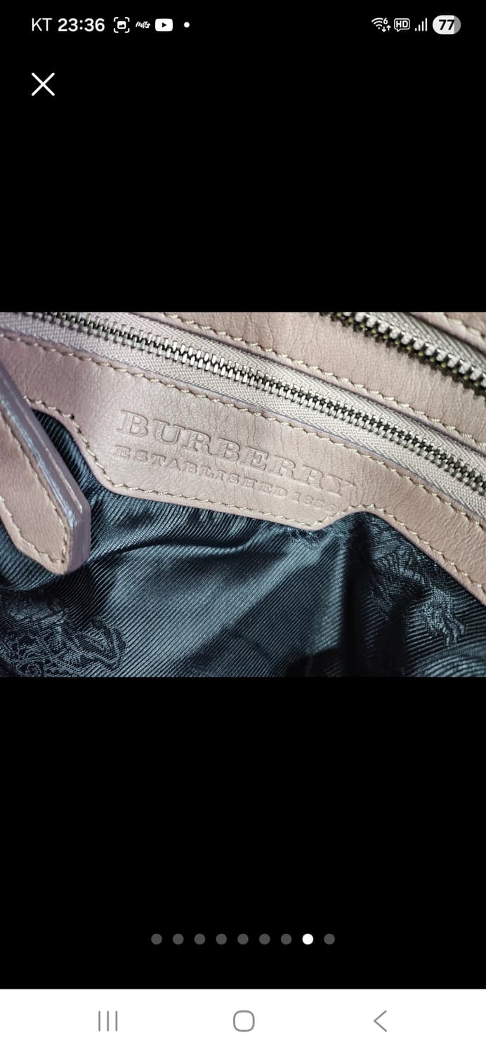 버버리 프로섬 셔링 레더 숄더 상품이미지8