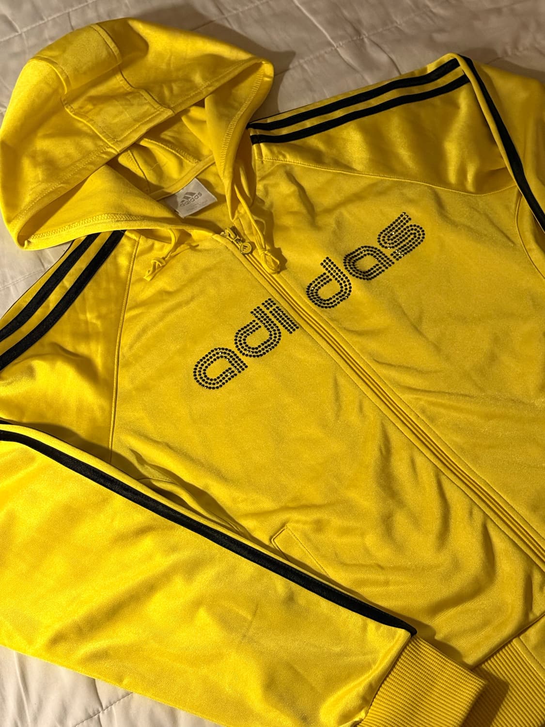 아디다스 노랑후드 져지 상품이미지1