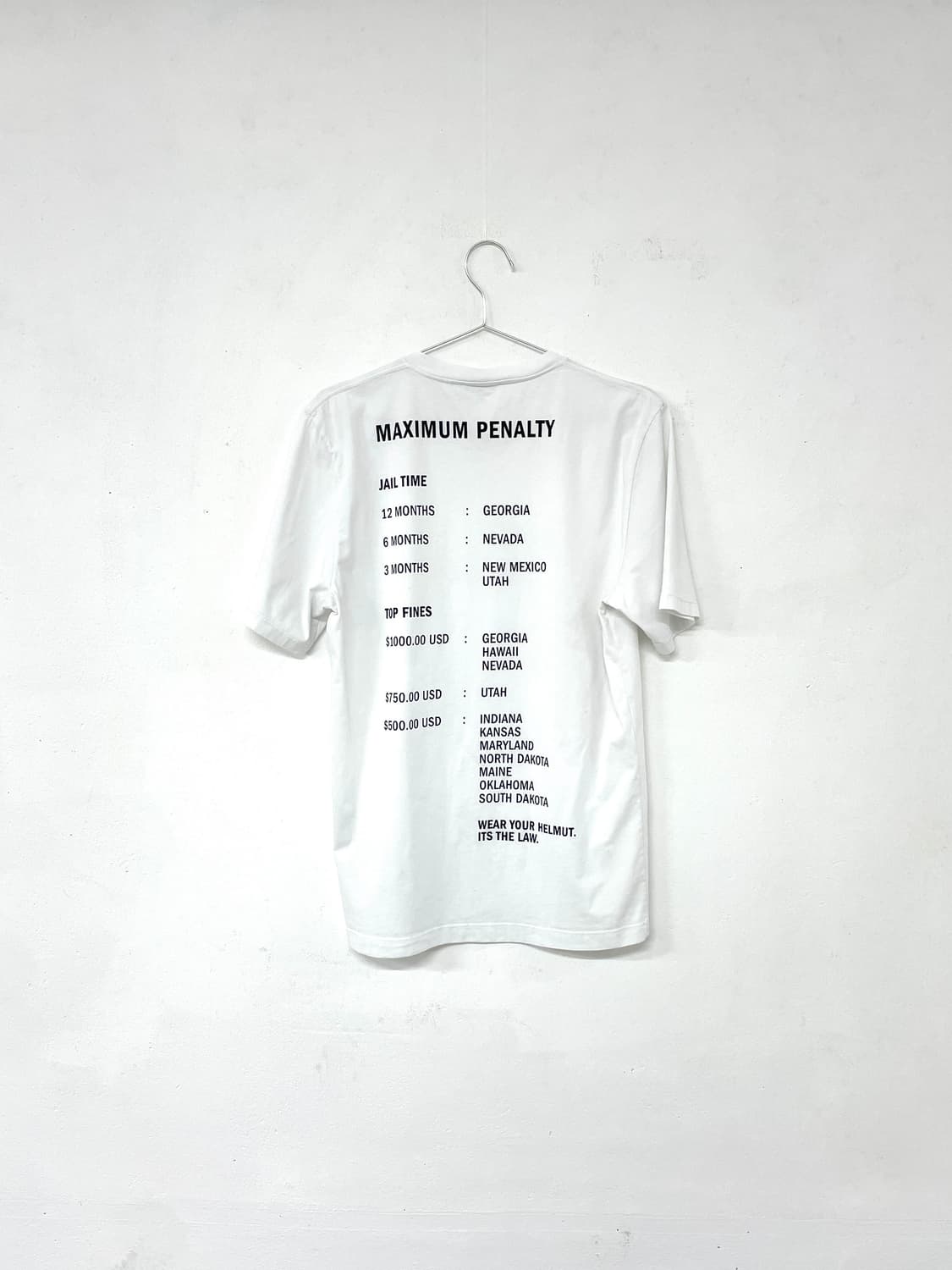 Helmut Lang Crew Neck T-Shirt 상품이미지2