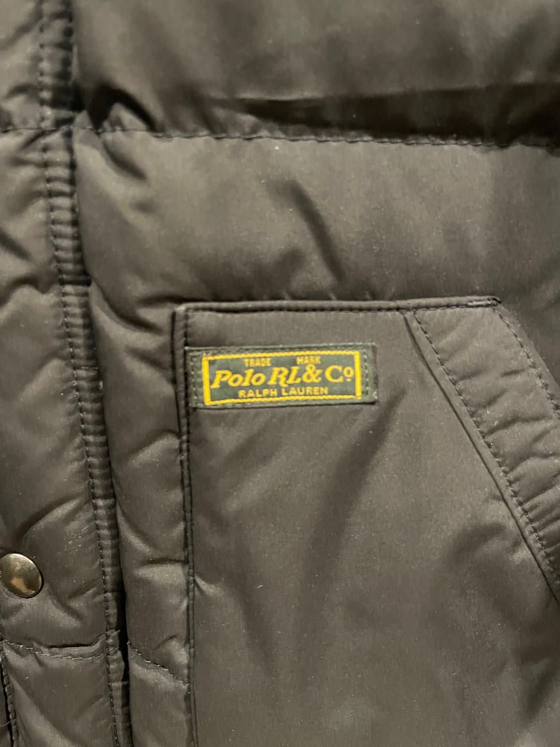 폴로 랄프로렌 블랙 다운 패딩 상품이미지5