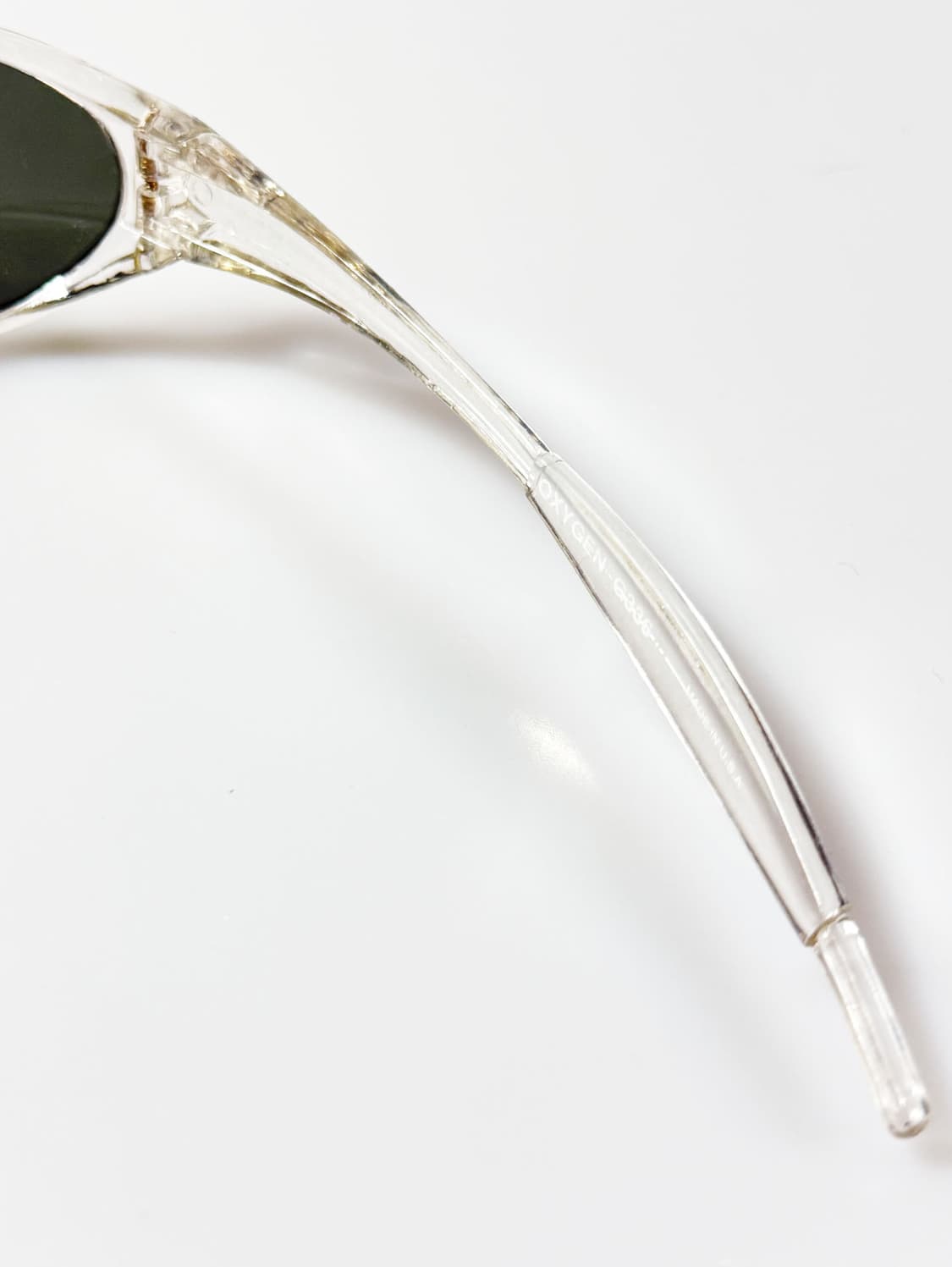 90s OXYGEN 오벌 랩 어라운드 빈티지 선글라스 상품이미지6