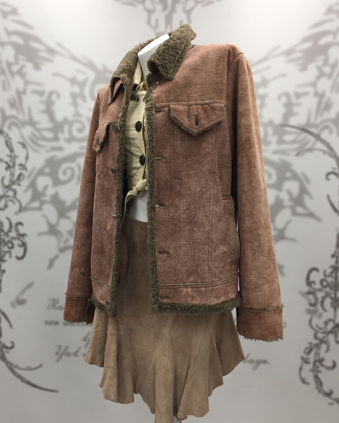 Retro Suede Mustang Coat 상품이미지3