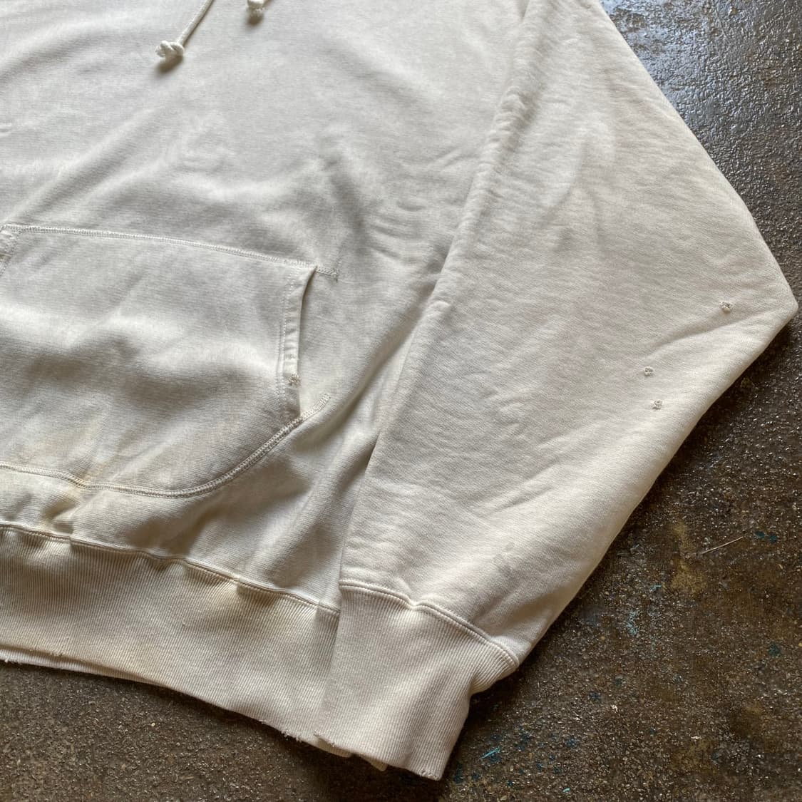 (2XL) 바우와우 에이징 데미지 후드티 상품이미지3