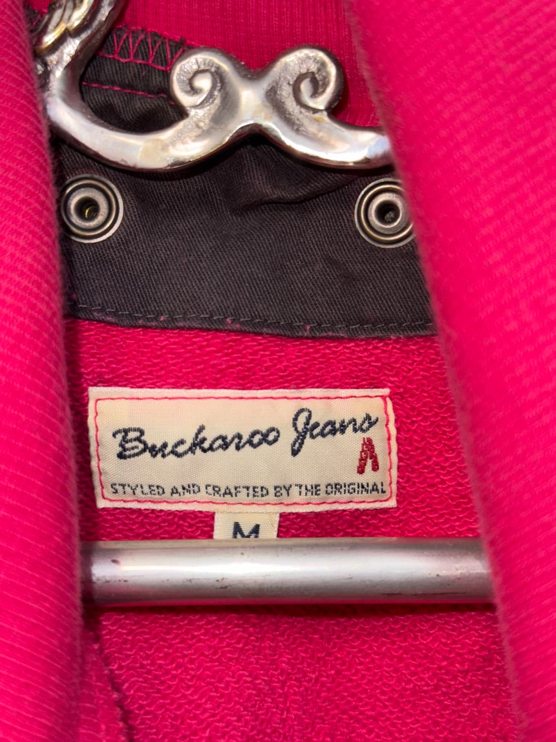 Buckaroo charcoal pink belted coat ops 상품이미지6