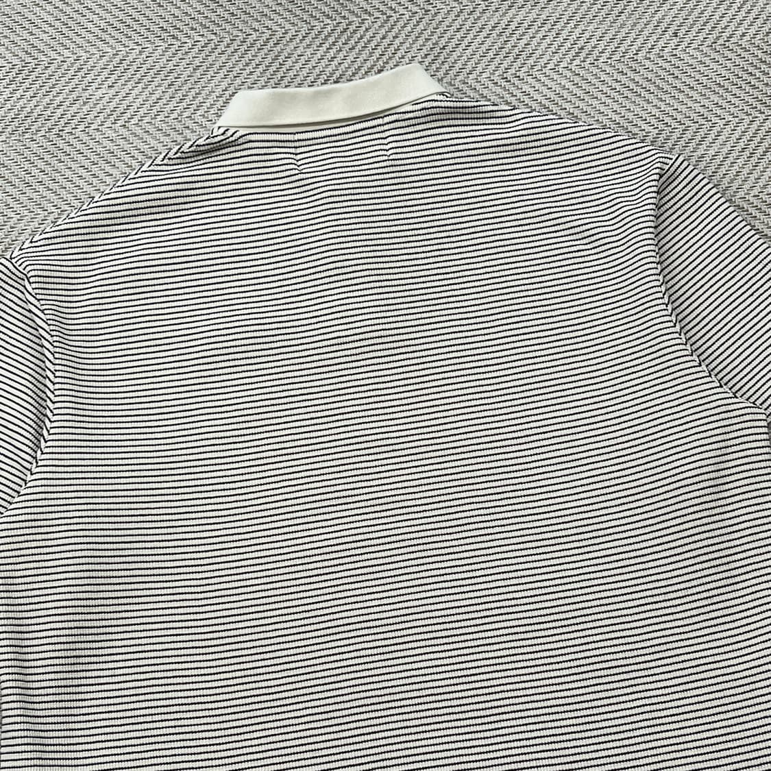 세터 스트라이프 카라 하프 니트 r3574 상품이미지5