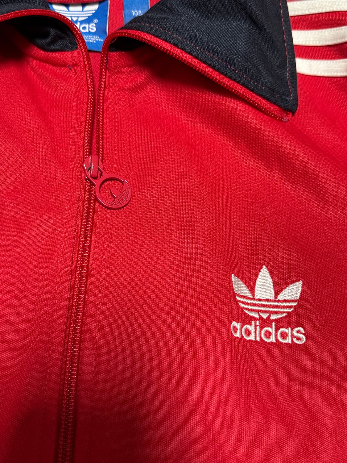 아디다스 레드 네이비배색 유로파 트랙탑져지 상품이미지9