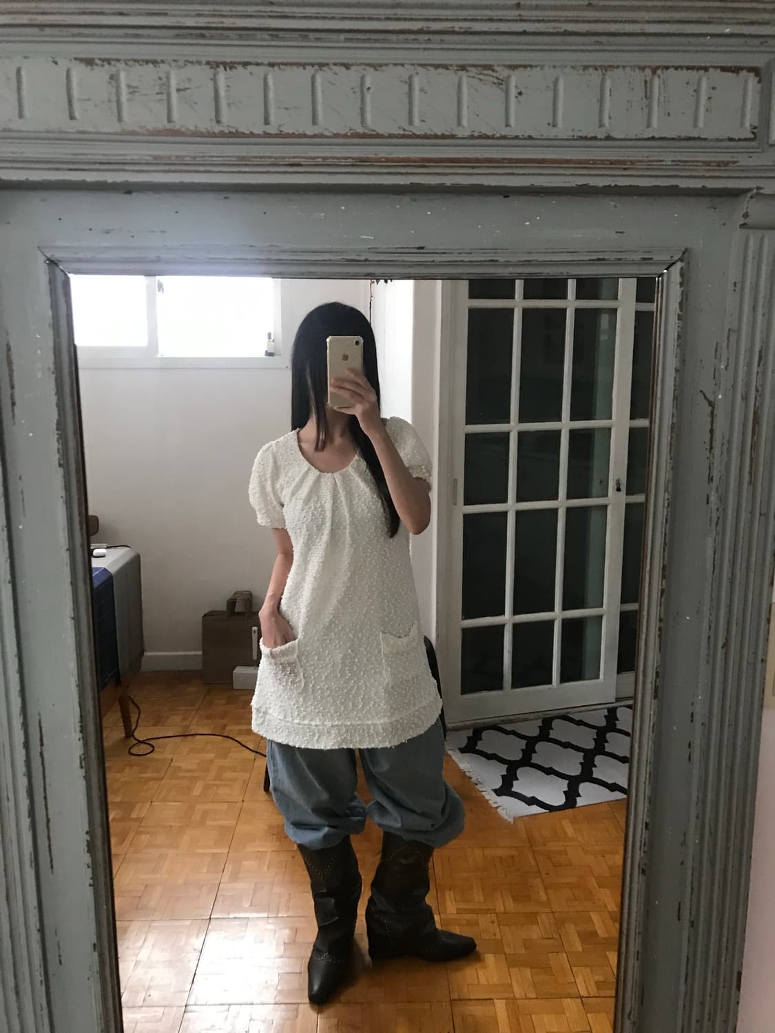 vintage pocket top 상품이미지1