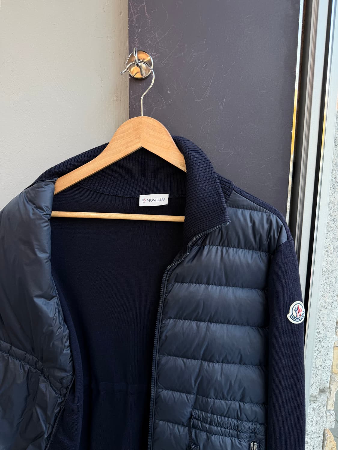 L/ 몽클레어 웨스트 스트링 와펜 니트패딩 자켓 상품이미지7