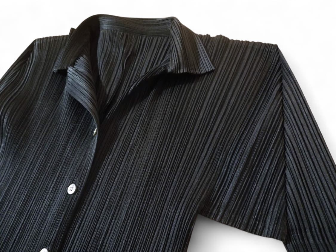 이세이 미야케 플리츠 플리즈 블라우스 블랙 3 상품이미지5