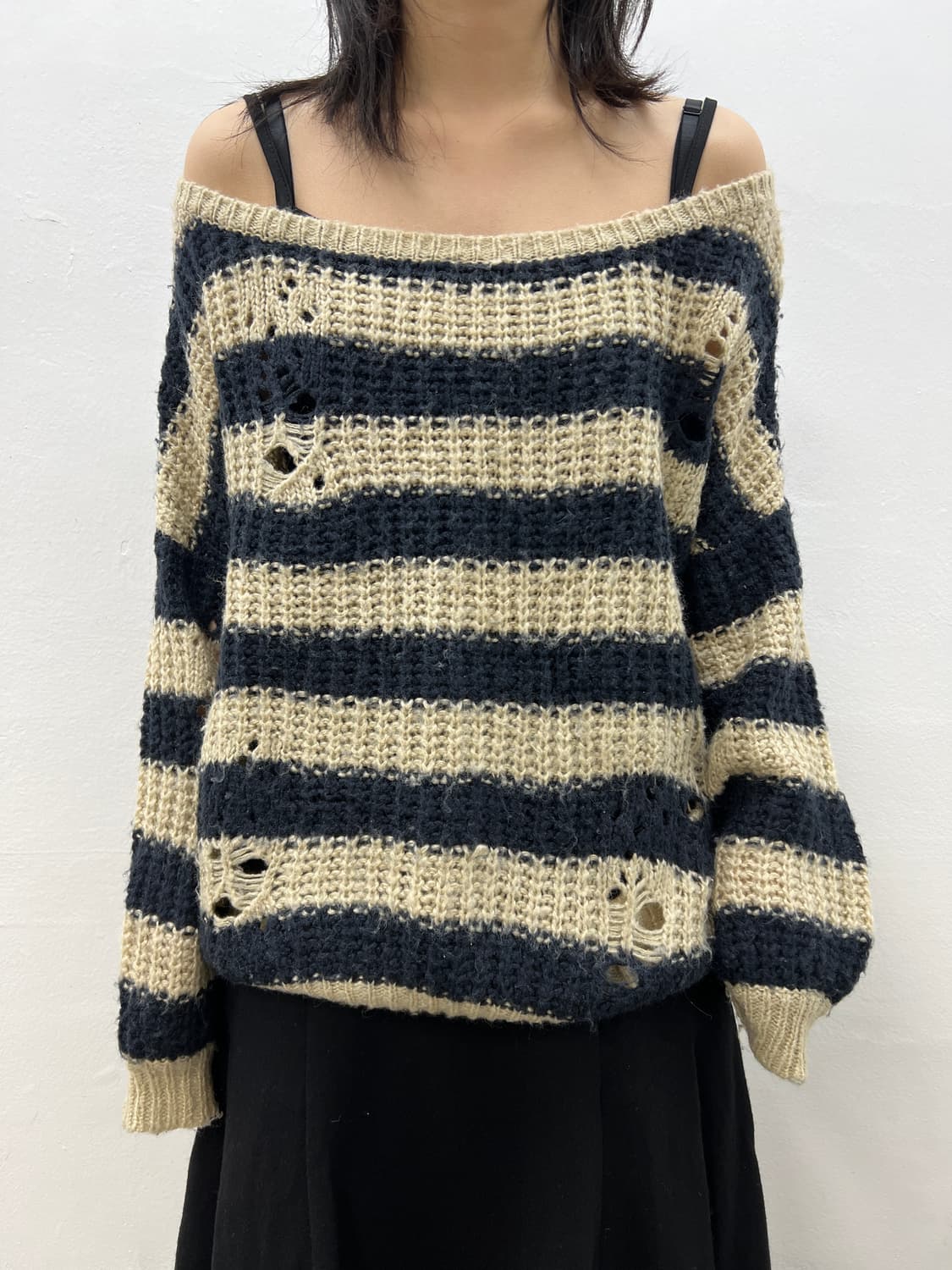 grunge stripe knit 상품이미지4