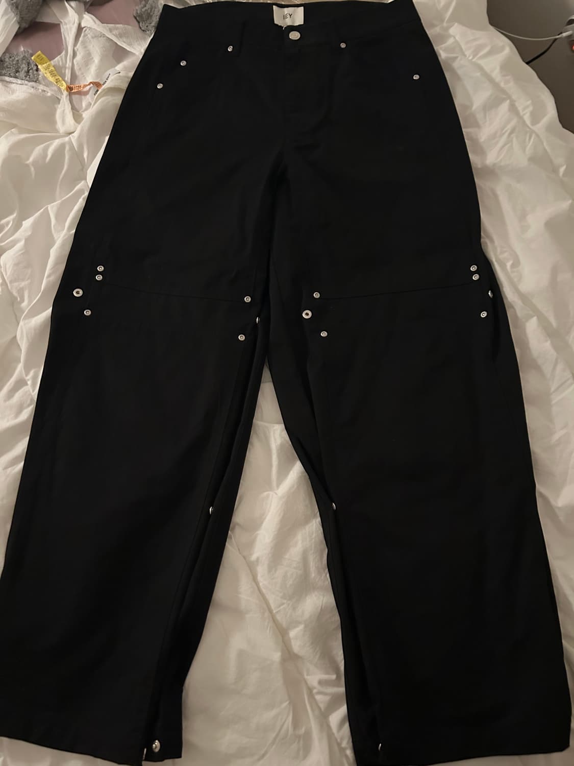 이에이 하이브리드 코튼 오버 팬츠 (블랙) [L] 상품이미지2