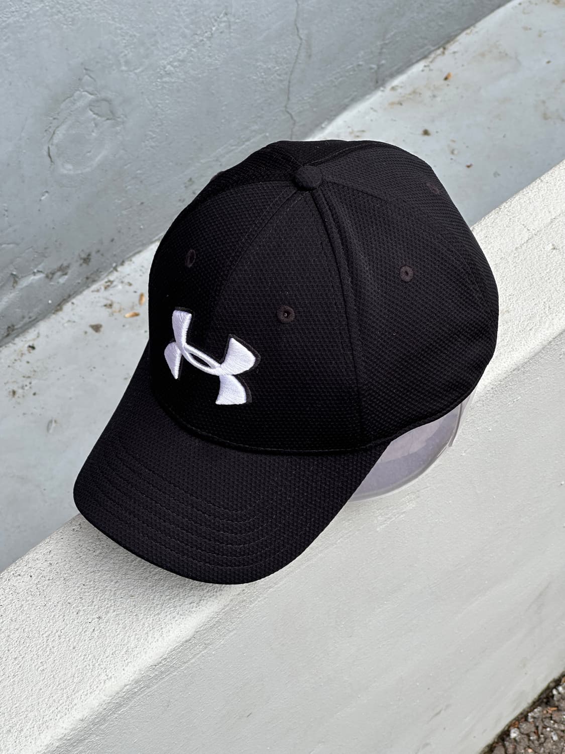 [M-L] 언더아머 로고 블랙 볼캡 모자 상품이미지2
