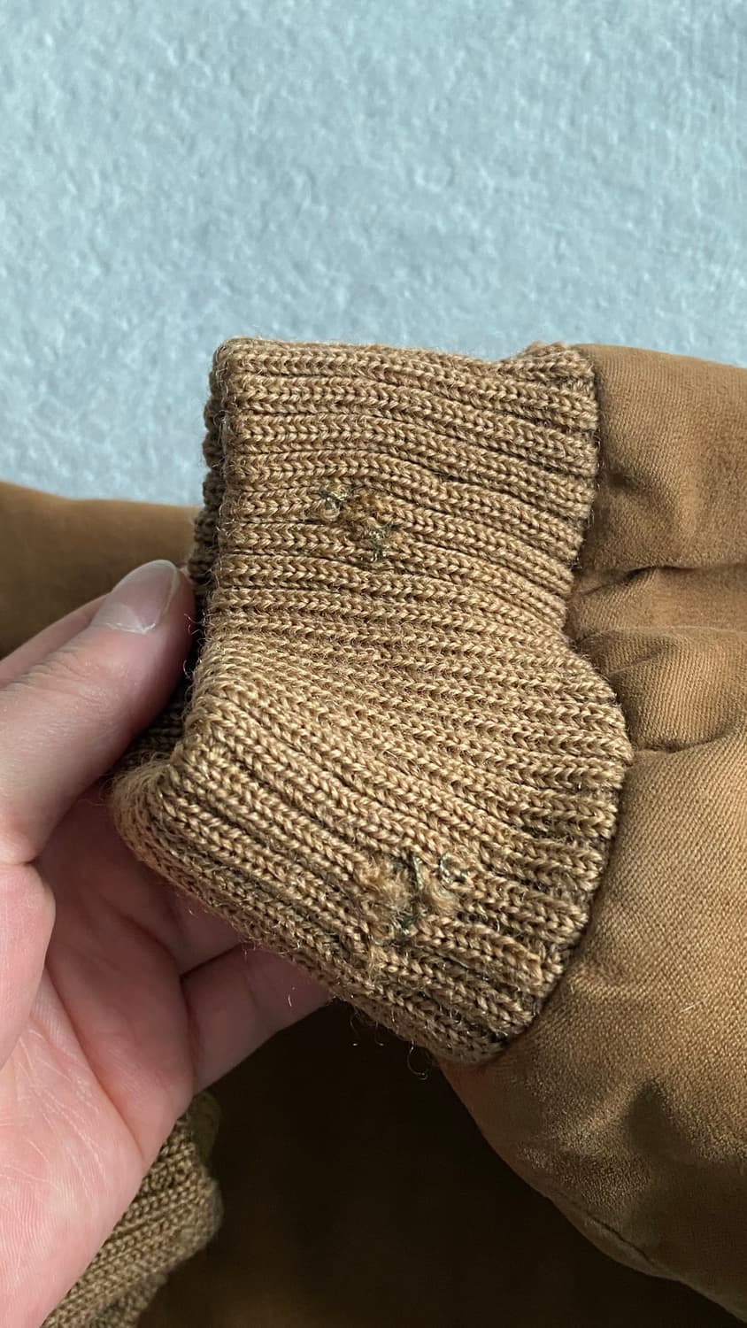 일본 빈티지 스웨이드 블루종(L) 상품이미지4